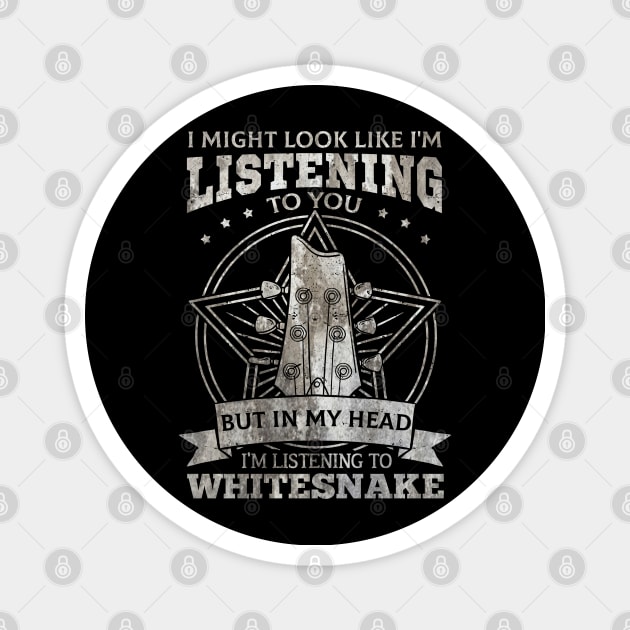 WHITESNAKE Magnet by Astraxxx